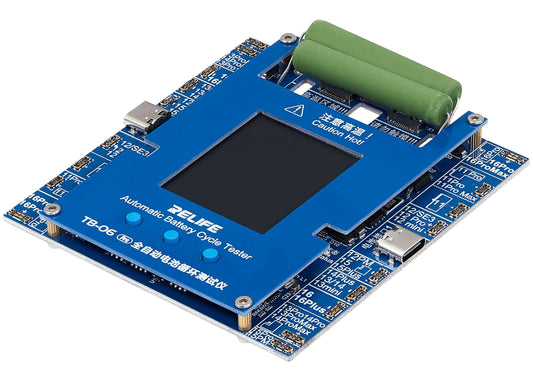Relife TB-06 Pro Service Tester zur Überprüfung der Zyklusanzahl des Akkus Apple iPhone 11 - 16 Serie