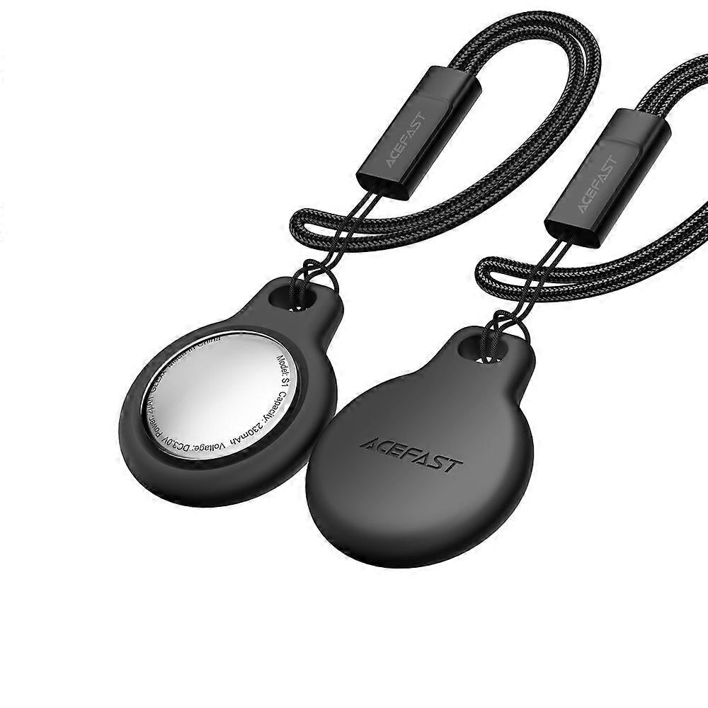 Acefast SmartTag S1 für iOS-Serie, Set 4 Stück, Grau