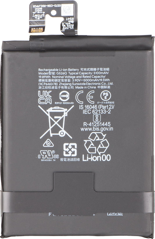 Akku Google Pixel 9a, G526Q, Service Pack G949-01323-00