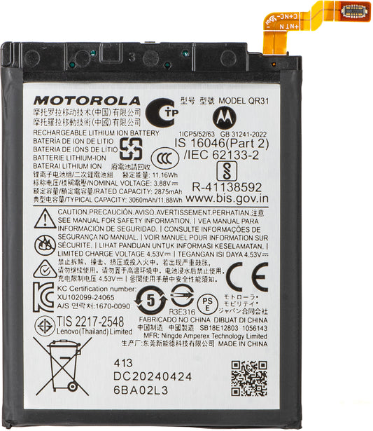 Akku Motorola Razr 50, QR31, Service Pack SB18E12803