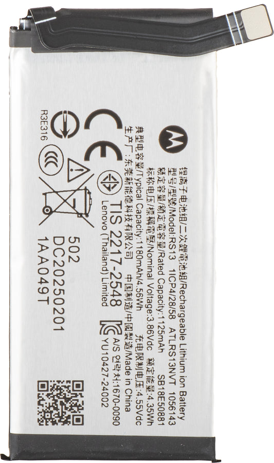 Akku Motorola Razr 60 Ultra, RS13, Service Pack SB18E50881