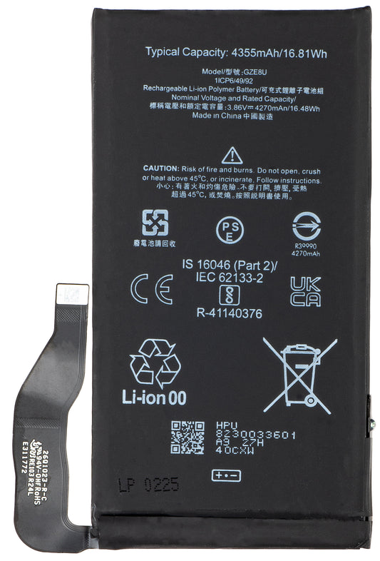 Battery for Google Pixel 7, GZE8U
