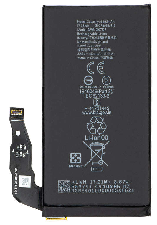 Battery for Google Pixel 8a, G07DF