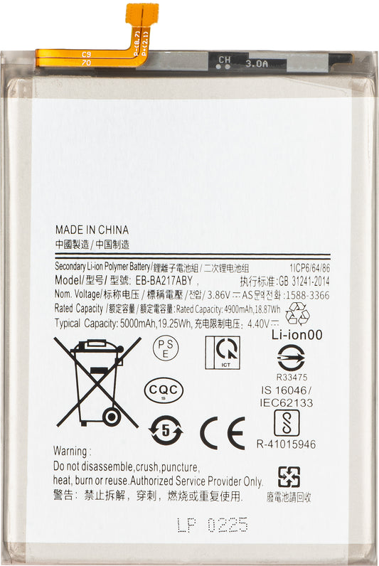 Akku für Samsung Galaxy A13 A137 / A04s A047 / A13 A135 / A13 5G A136 / A12 Nacho A127, EB-BA217ABY