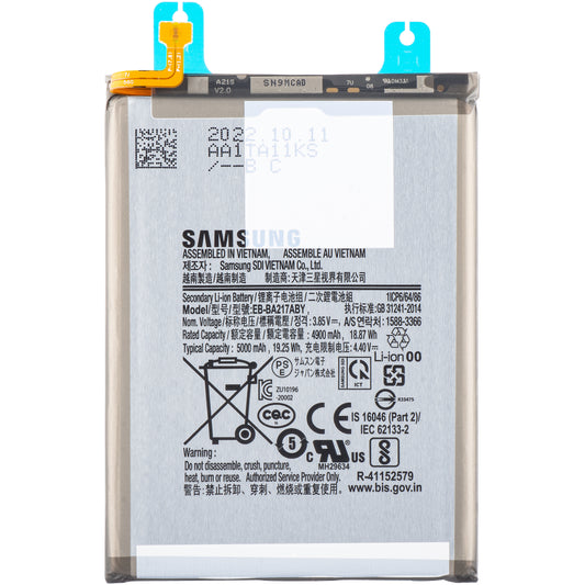 Battery Samsung Galaxy A13 A137 / A04s A047 / A13 A135 / A13 5G A136 / A12 Nacho A127, EB-BA217ABY, Service Pack GH82-22989A