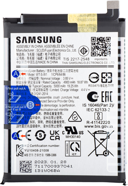 Battery Samsung Galaxy A14 5G A146, WT-S-W1, Service Pack GH81-23314A