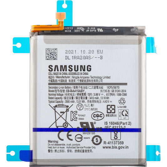 Samsung Galaxy A41 A415 Battery, EB-BA415ABY, Service Pack GH82-22861A