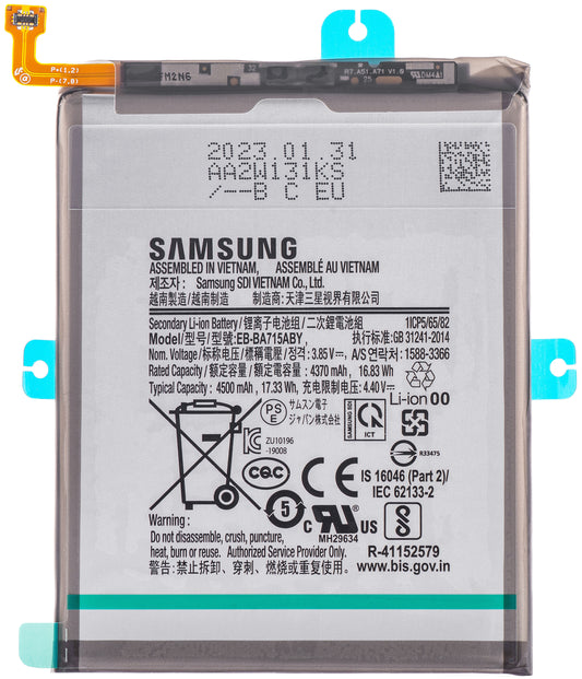 Battery Samsung Galaxy A71 A715, EB-BA715ABY, Service Pack GH82-22153A