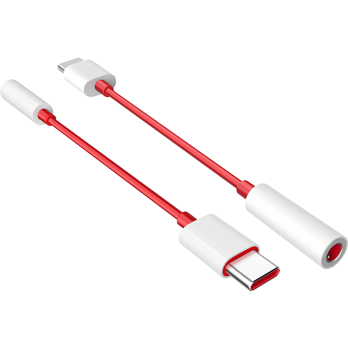 Audio-Adapter USB-C – 3,5 mm OnePlus TC01W, 0,09 m, Rot 5461100024