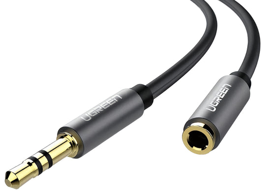Audioadapter 3.5mm - 3.5mm UGREEN AV118, 0.5m, Schwarz