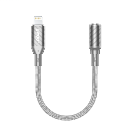 Lightning Audio Adapter - 3,5 mm BWOO BZ66, Grau