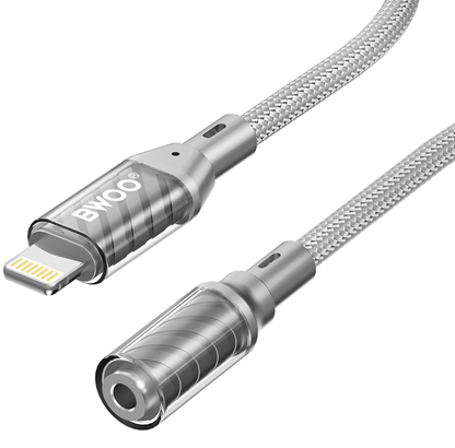 Lightning Audio Adapter - 3,5 mm BWOO BZ66, Grau