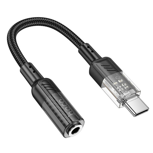 USB-C - 3.5mm Audio Adapter HOCO LS37, Schwarz