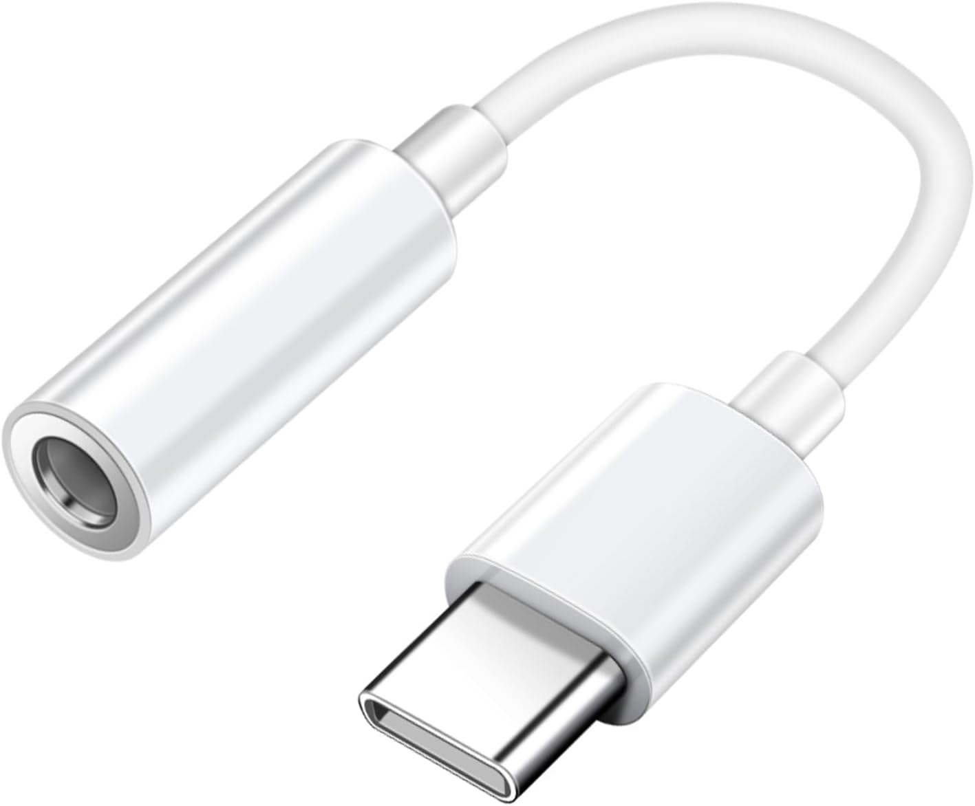 USB-C to 3.5mm Mobeen Audio Adapter by Samsung, White GP-TGU023AEAWW