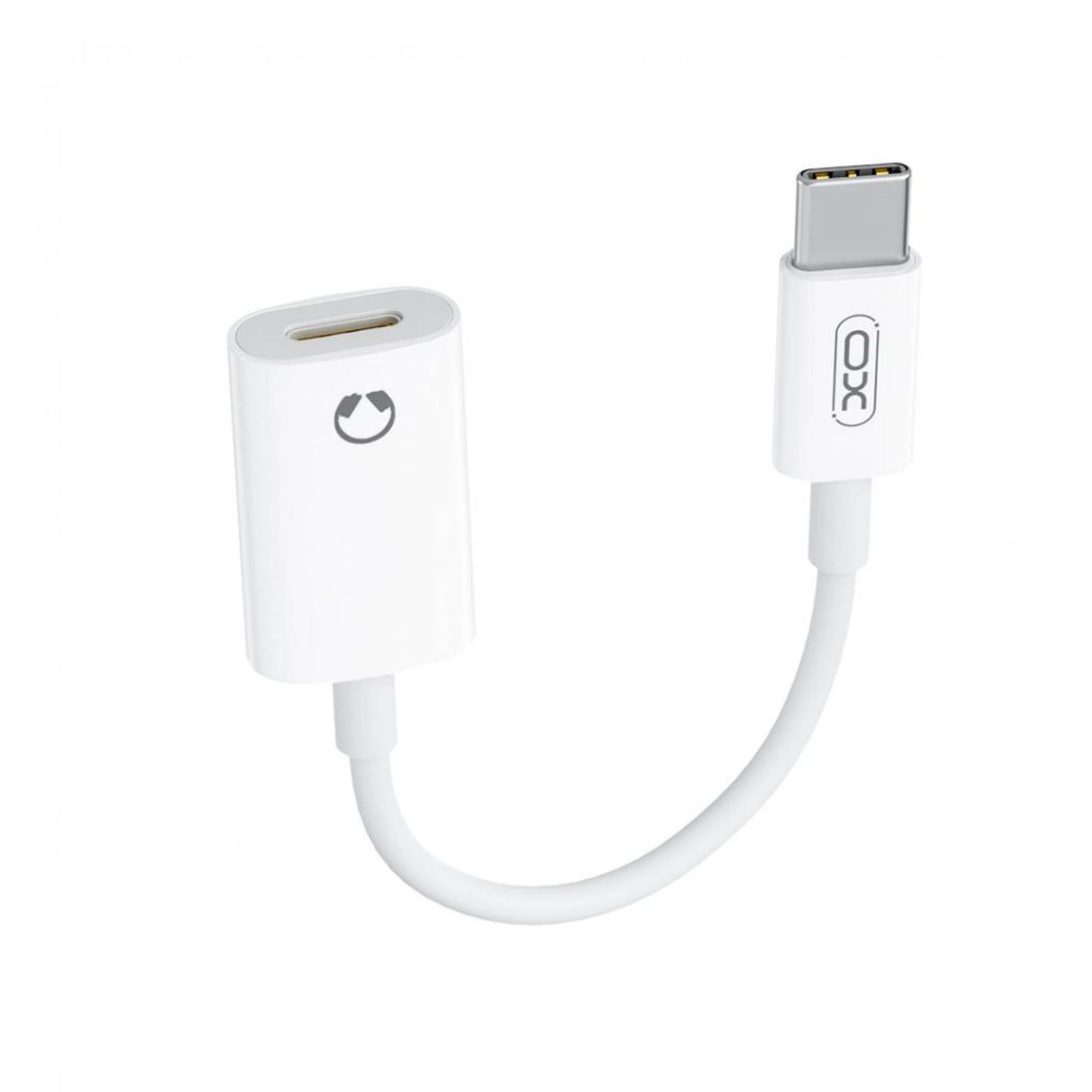 Audioadapter USB-C - Lightning XO Design NB-R268B, Weiß