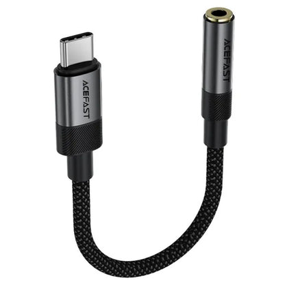 Audio-Adapter USB-C - 3.5mm Acefast J12, Schwarz