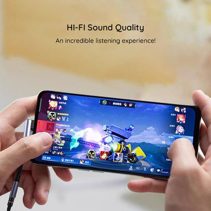 Audioadapter USB-C - 3.5mm Techsuit AC7 MusicDox, Grau