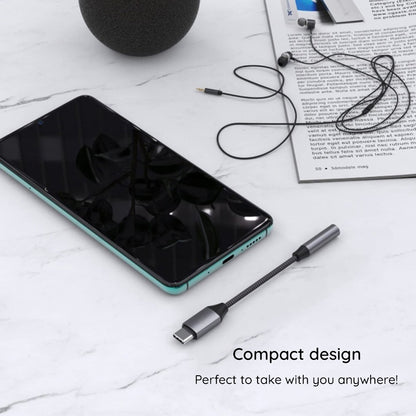 Audioadapter USB-C - 3.5mm Techsuit AC8 MusicDox, Grau