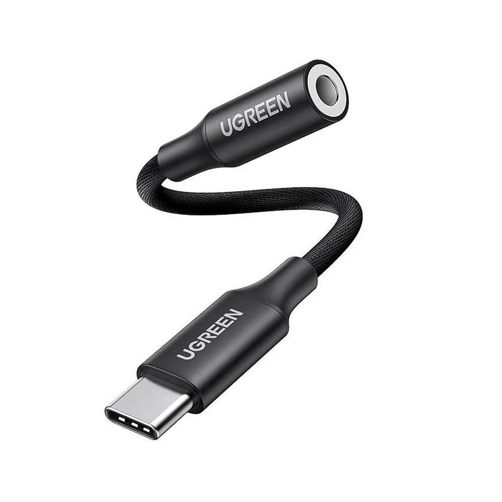 Audioadapter USB-C - 3,5mm UGREEN AV161, Schwarz