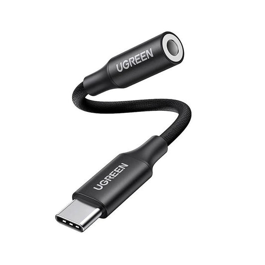 Audioadapter USB-C - 3,5mm UGREEN AV161, Schwarz