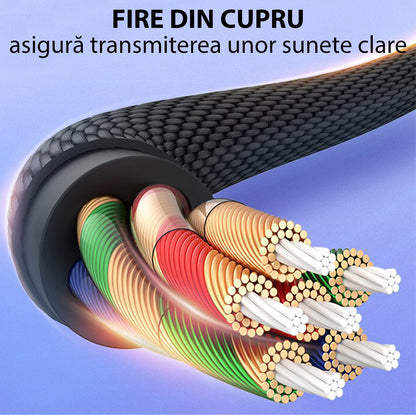 Audioadapter USB-C - 3.5mm Yesido YAU19, Schwarz