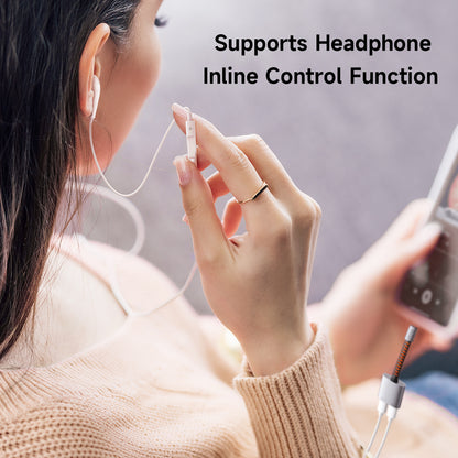 Audio-Adapter USB-C - USB-C / USB-C McDodo CA-3370, Grau