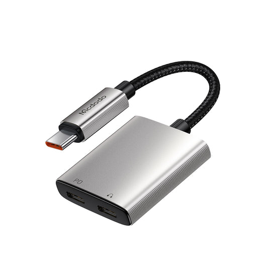 USB-C Audio Adapter - USB-C / USB-C McDodo CA-5570 Wales, Gray