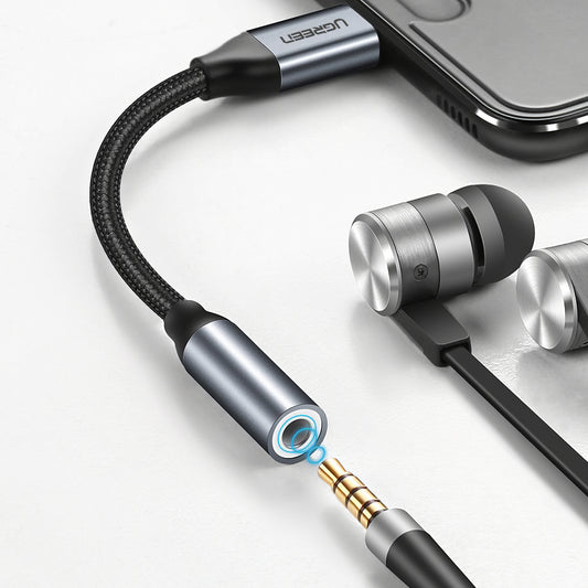 Audio-Adapter USB-C - 3,5mm UGREEN AV142, Grau