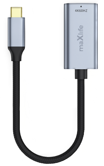 Audio- und Videoadapter USB-C - HDMI MaXlife MXHC-01, Grau