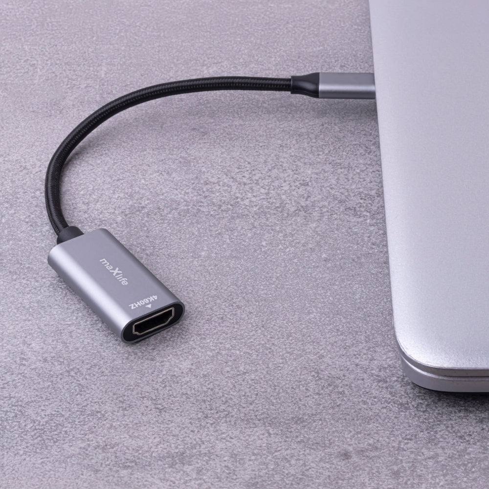 Audio- und Videoadapter USB-C - HDMI MaXlife MXHC-01, Grau