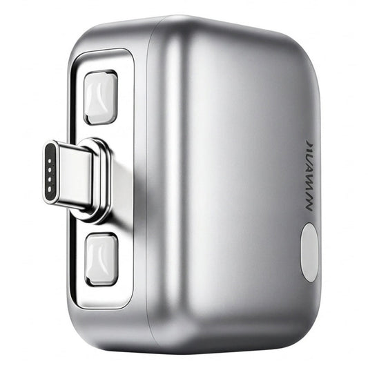 USB-C Auto Disconnect Adapter KUWAJIA KH-51 für automatische Abschaltung und Batterieschutz, Silber