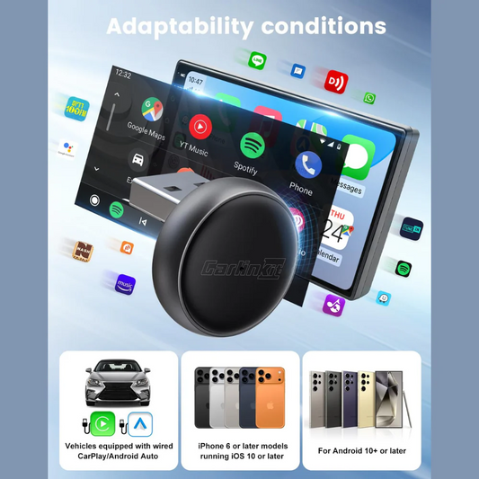 Carplay / Android Auto Wireless Adapter Carlinkit Mini Ultra3 für Apple iPhone / Android Serie