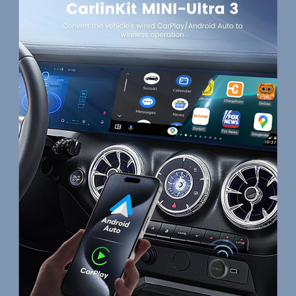 Carplay / Android Auto Wireless Adapter Carlinkit Mini Ultra3 für Apple iPhone / Android Serie