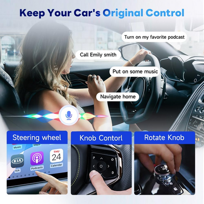 Carplay / Android Auto Wireless Adapter Carlinkit HD2CP Pro für Apple iPhone / Android Series