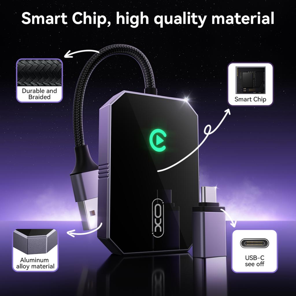 Wireless Carplay Adapter XO Design CZ016 für Apple iPhone Serie