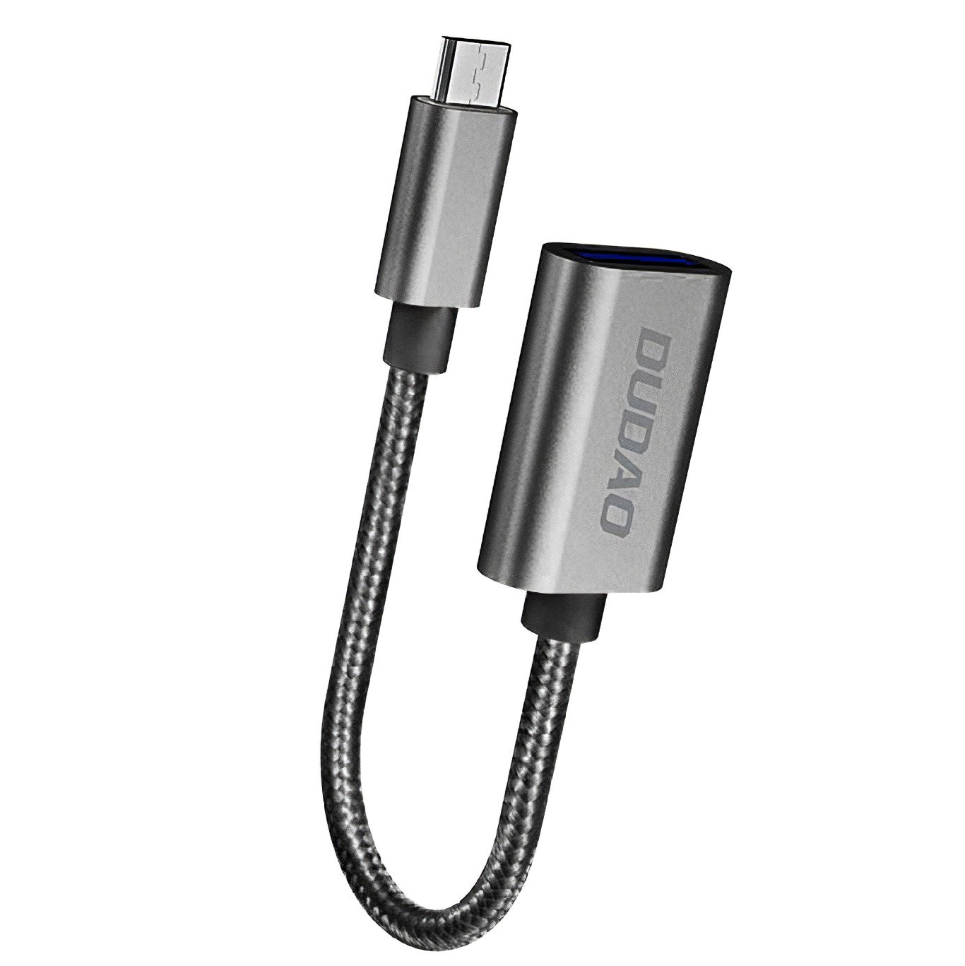 Adapter OTG microUSB - USB-A Dudao L15M, Schwarz