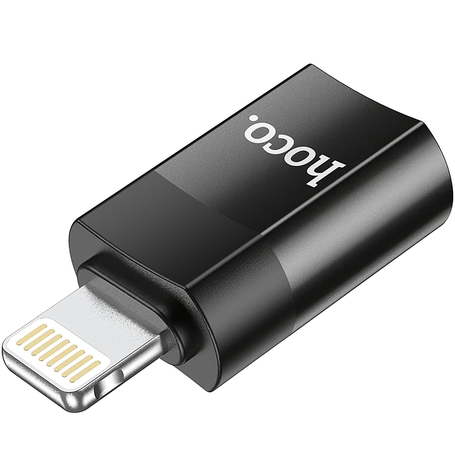 Daten- und Ladeadapter USB-C – Lightning HOCO UA17, Schwarz