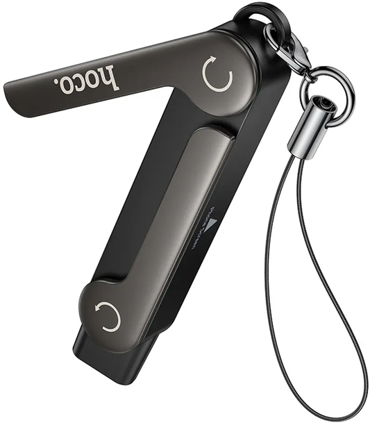 USB-C Daten- und Ladeadapter - USB-C HOCO UA47A, Schwarz