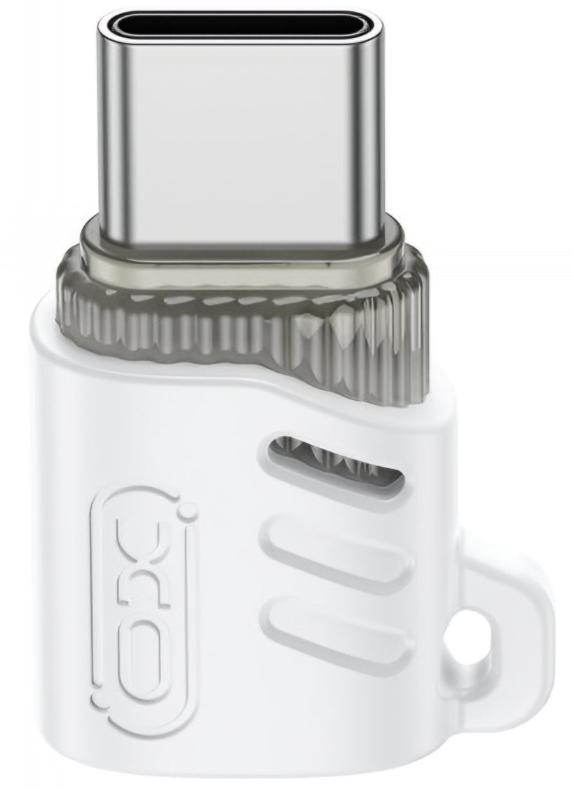Daten- und Ladeadapter microUSB - USB-C XO Design NB256G, Weiß