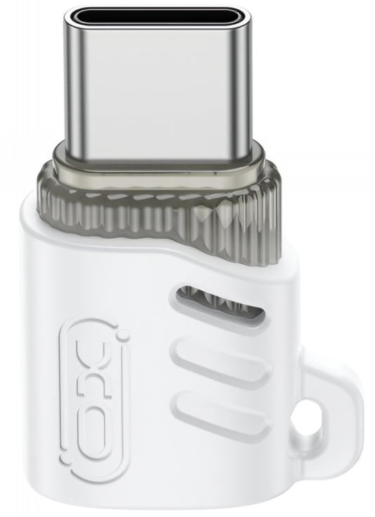Daten- und Ladeadapter microUSB - USB-C XO Design NB256G, Weiß