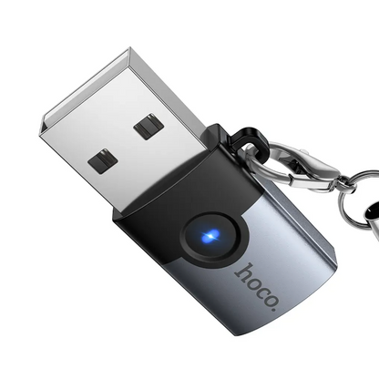 USB-C auf USB-A Daten- und Ladeadapter HOCO UA46B, Grau