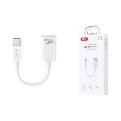 USB-C to Lightning Data and Charging Adapter XO Design NB-R268A, White