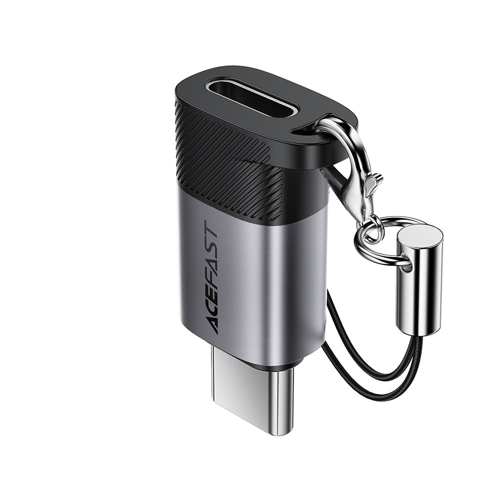 Daten- und Ladeadapter Lightning - USB-C Acefast J19, Grau