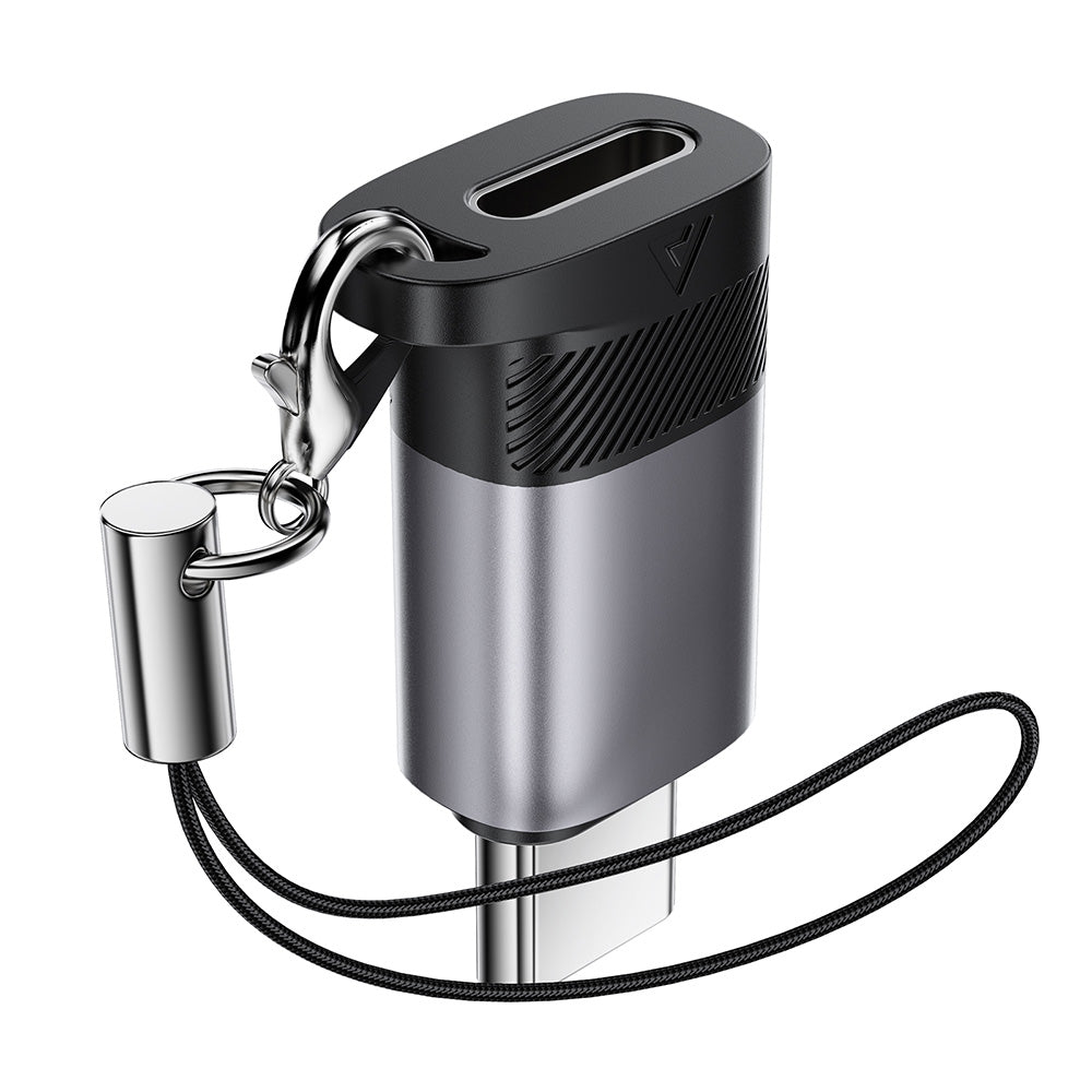 Daten- und Ladeadapter Lightning - USB-C Acefast J19, Grau