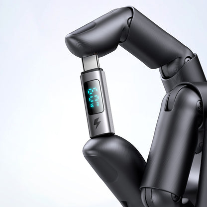 Daten- und Ladeadapter Lightning - USB-C McDodo OT-5990 Wales Display, Schwarz