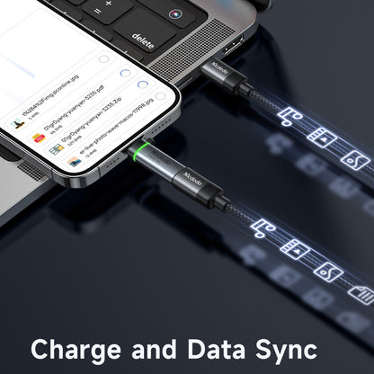 Daten- und Ladeadapter Lightning - USB-C McDodo OT-6010 Power Off, Schwarz