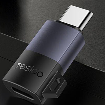 Daten- und Ladeadapter Lightning - USB-C Yesido GS28, Grau