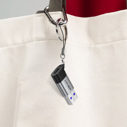 USB-C - USB-A Daten- und Ladeadapter Acefast J8, Grau