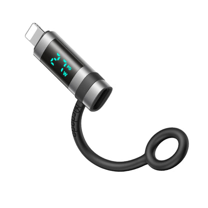 USB-C - Lightning McDodo OT-2610 Pigeon Display Daten- und Ladeadapter, Schwarz