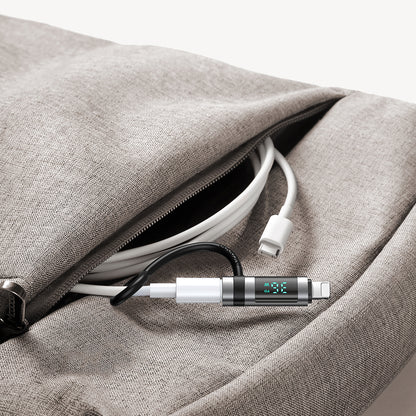 USB-C - Lightning McDodo OT-2610 Pigeon Display Daten- und Ladeadapter, Schwarz